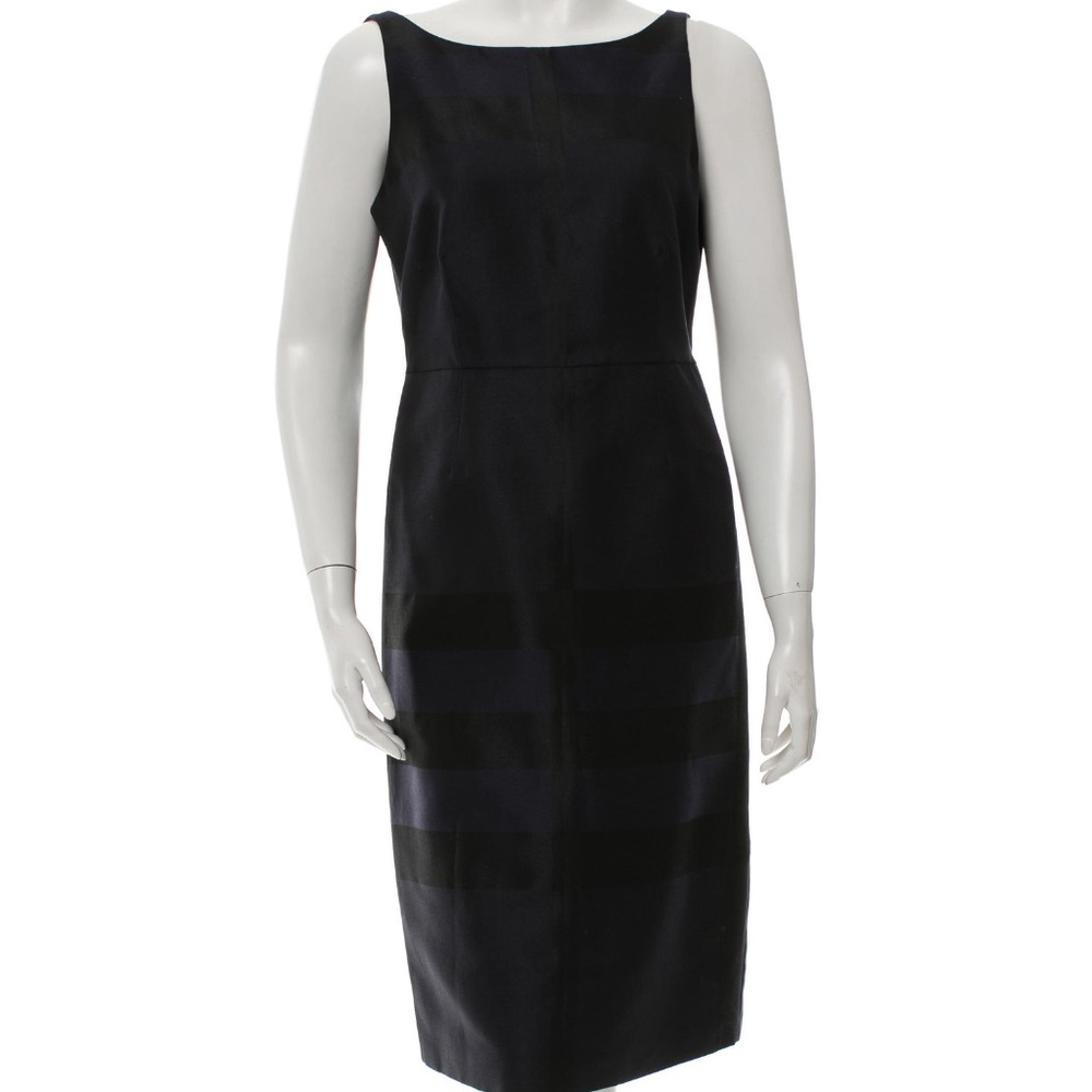 Burberry Navy & Black Check Dress 10